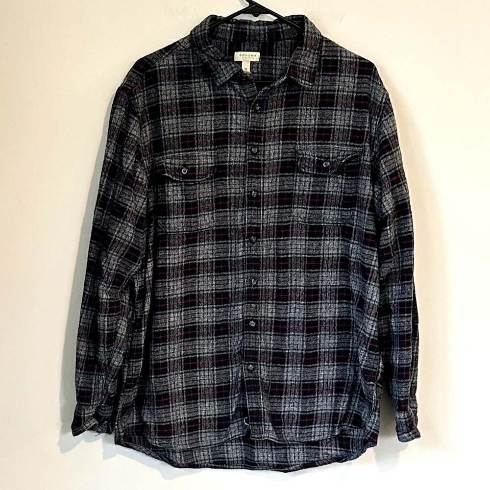 Sonoma Men's Flannel Button Down - XL